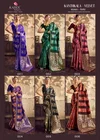 Kanthkala Velvet by Rajtex Pure Satin saree